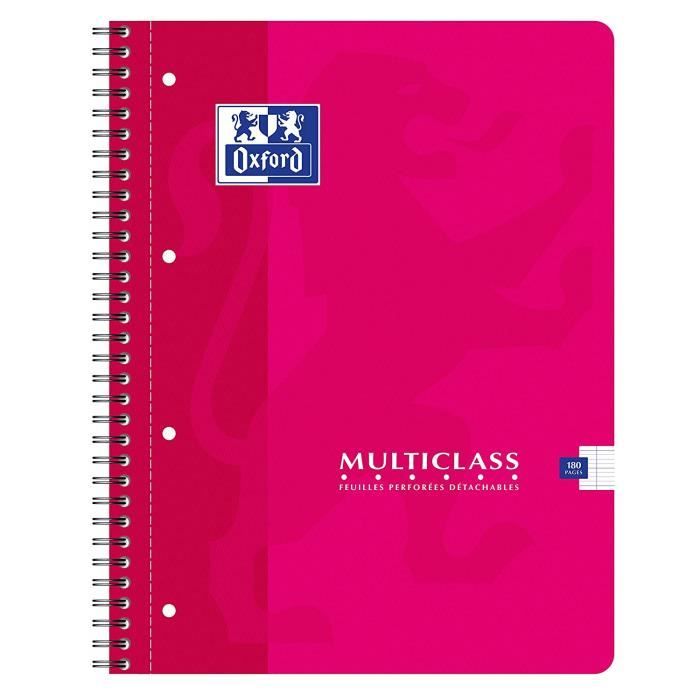 Oxford Student Multinotes - Cahier à spirales A4+ - 160 pages