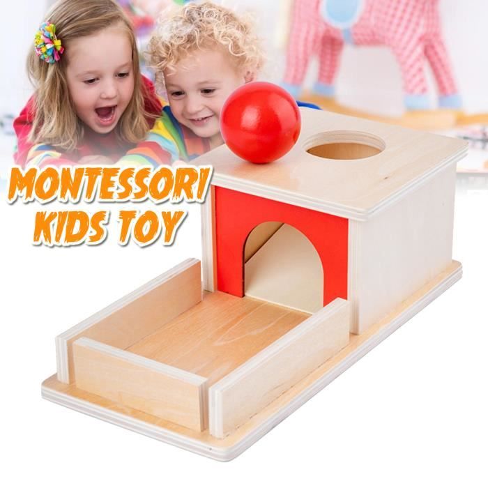 Jouets Montessori Educatif En Bois Permanence Boite Puzzle Jeux Bebe Jouets Sensoriels Education Prescolaire Cdiscount Jeux Jouets