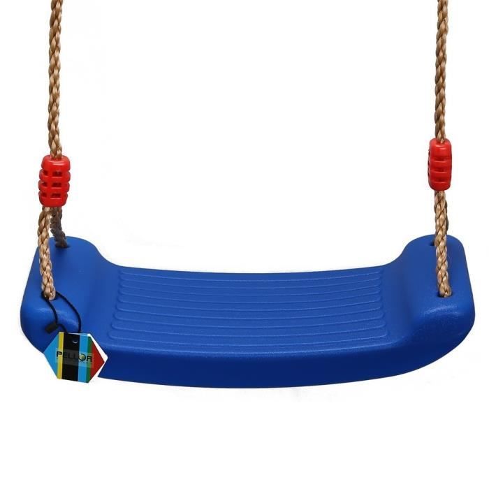AGPTEK Kit Balançoire Accessoires de Remplacement du siège de balançoire avec Crochets pour l'extérieur siège de balançoire 300kg avec chaînes Anti-Rouille 168cm enrobées de thermoplastique 