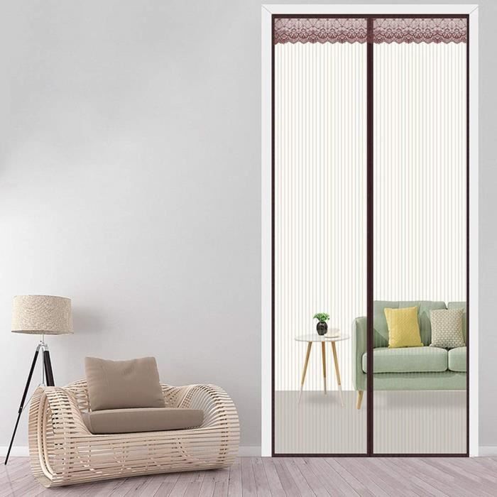 Moustiquaire Magnétique Pour Porte - 140 X 230 Cm - Facile à Installer
