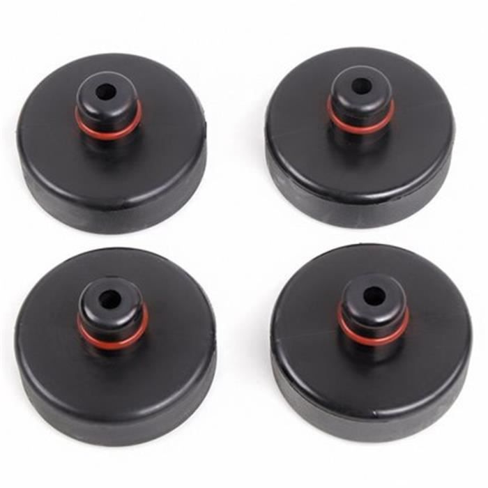 Cale Antidérapante Pour Cric – Support Caoutchouc Robuste 7,5 X 2,5 Cm – Protection Châssis Voiture & Garage