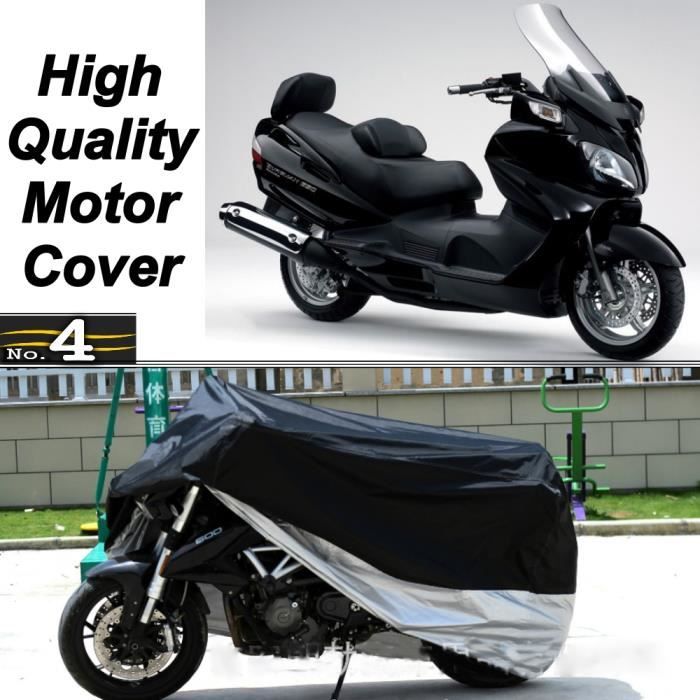 Motorcycle Cover For Suzuki Burgman AN400/650 Scooter - Large Size, UV & Dust Protection, Water Repellent