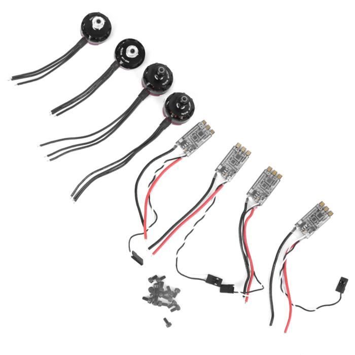 YOSOO Moteur sans balais RC Moteur sans Balais RS2205 2300KV 2205 CW/CCW + ESC LITTLEBEE 30A pour FPV Drone de Course(Kit moteur