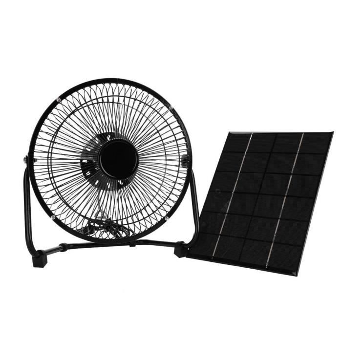 Ventilateur de panneau solaire pour le camping, ventilateur de