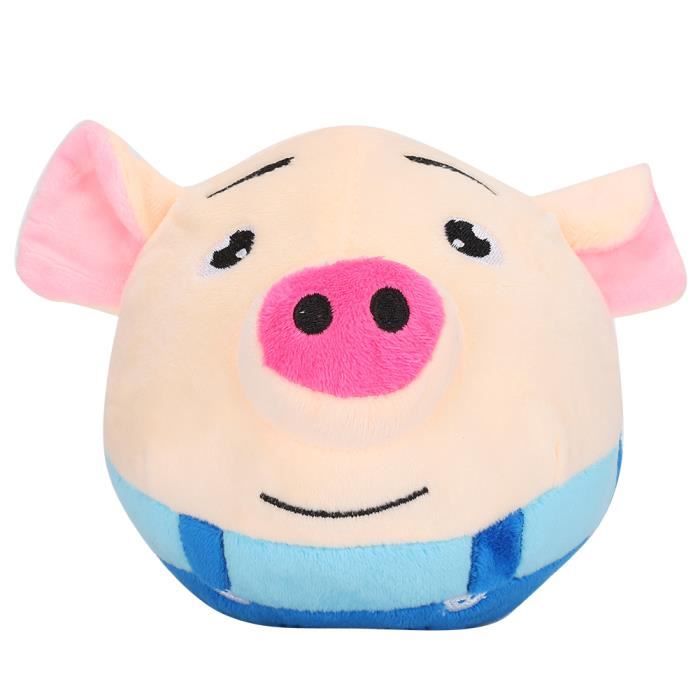 Meilleurs prix pour Qiilu Jouet mignon pour animaux de compagnie Balle Rebondissante d'Animaux Boule de Poupée de Cochon Dessin Animé Jouet