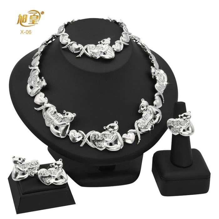 Pendentif Famille - BIJOUX FANTAISIE FEMME - Collier Famille Acier