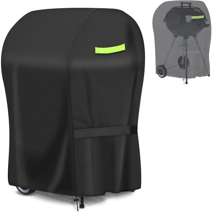Housse De Cheminée Extérieure 420D Oxford 81,5x81,5x107 Cm – Imperméable, Résistante Vent & UV – Avec Cordon Serrage Et Sac Rangement