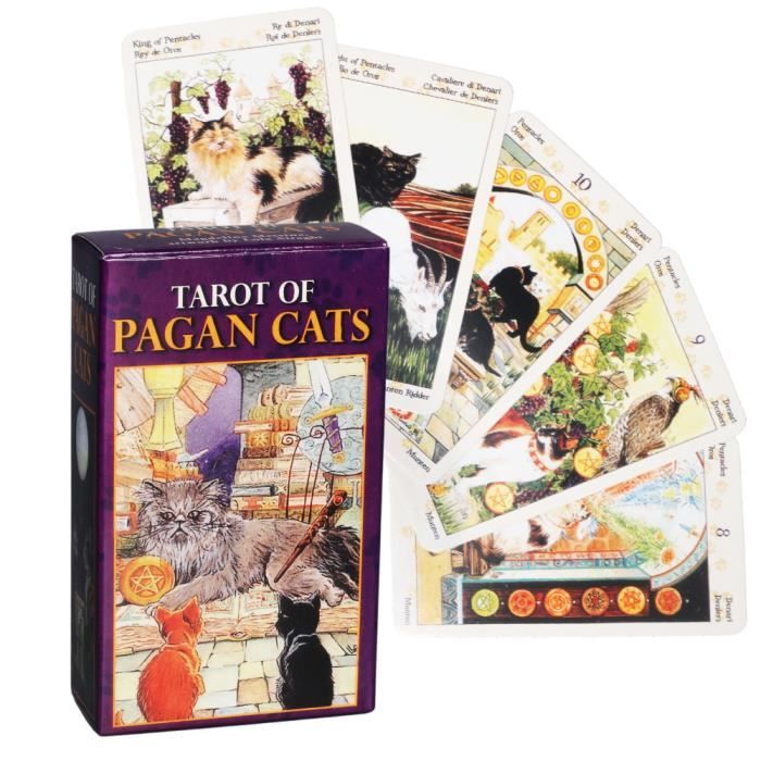 Jeu De Cartes De Tarot Oracle – 52 Cartes – Divination, Méditation, Croissance Personnelle – Pour Adultes, Femmes, Maison, Voyage, Fête
