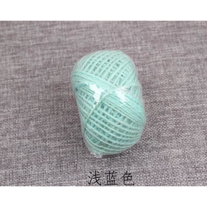 Pelotes De Laine,Corde En Toile De Jute Naturelle 50M Cordes En Chanvre