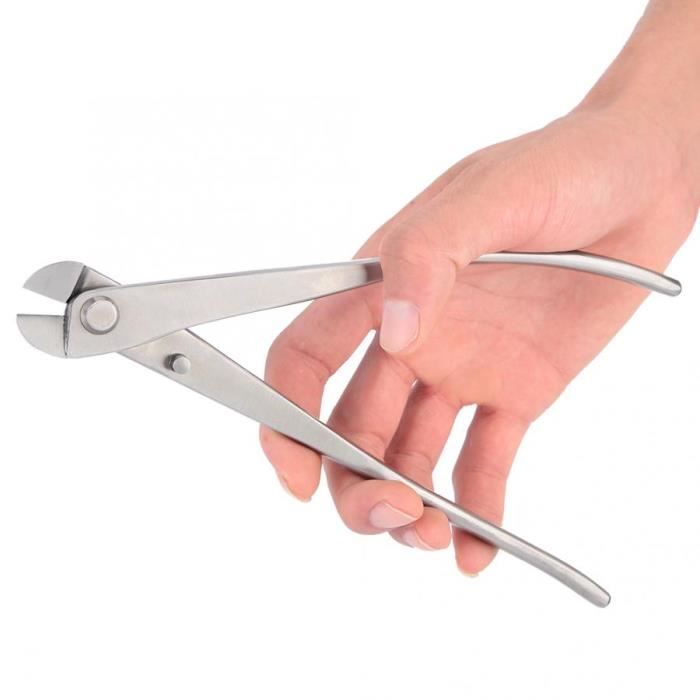 Pince à Fil Bonsaï Japonaise Wazakura 210 Mm – Forgée Main Acier Carbone Noir, Multifonction Ligature & Jardinage