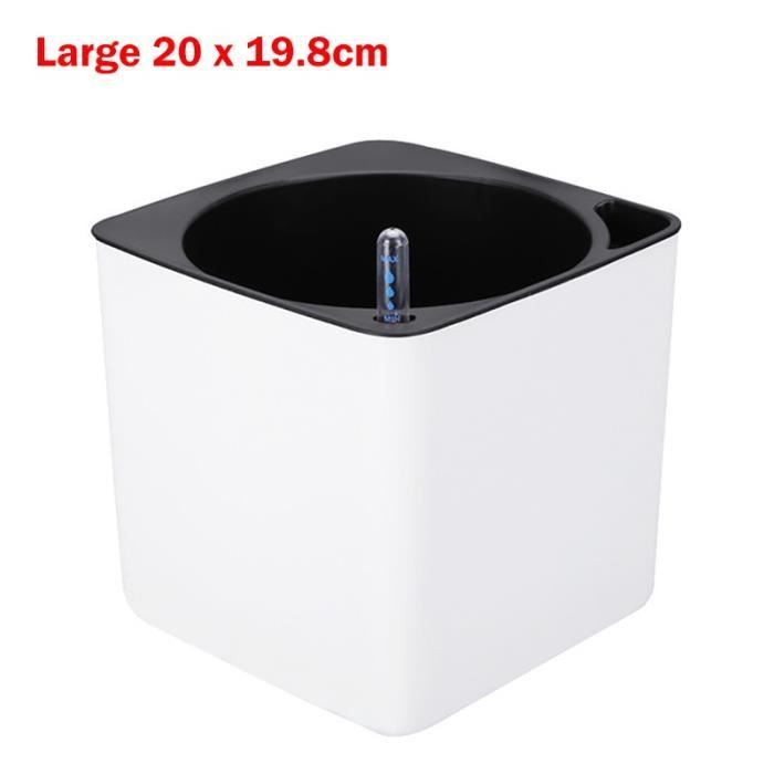 Pot auto-arrosant Garden ID Blanc main image 0