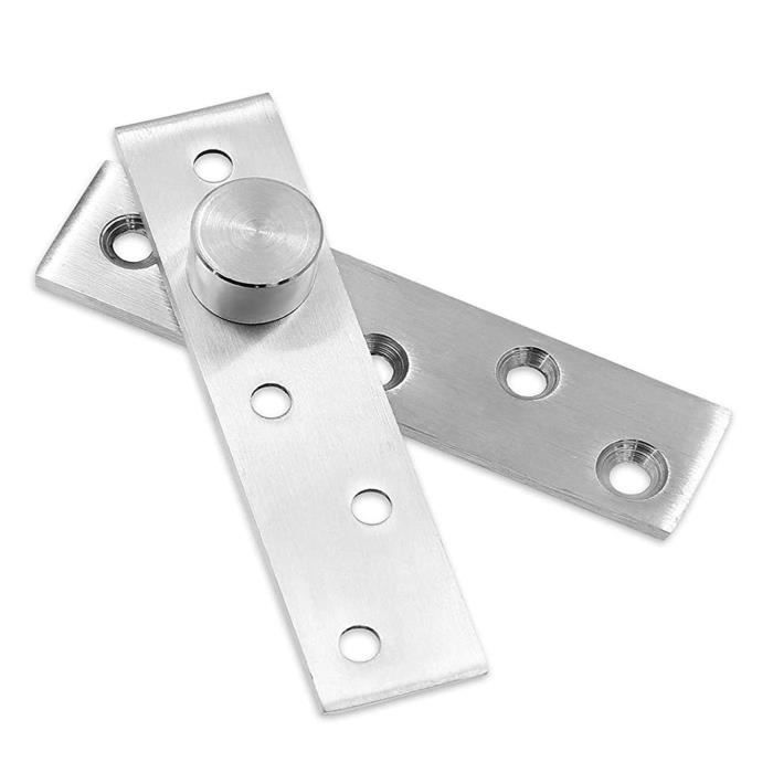 100mm longueur en acier inoxydable 360degrés porte pivot charnière matériel