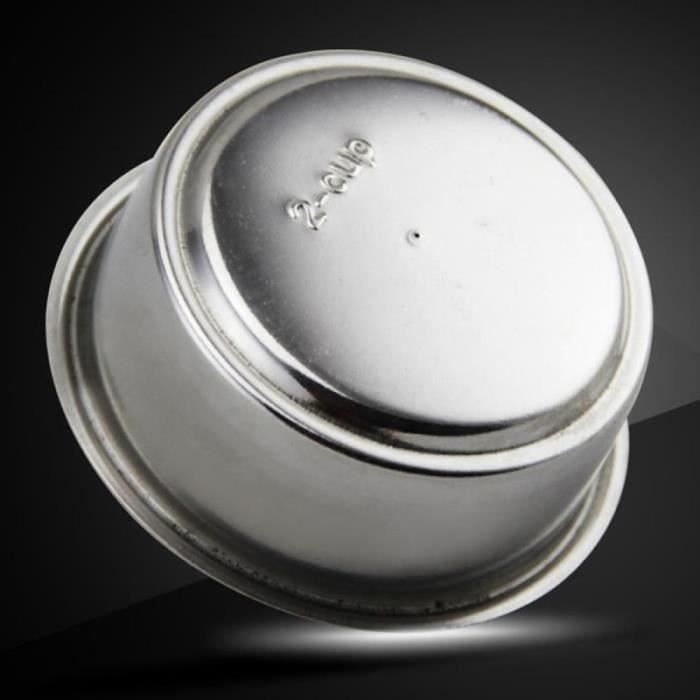 Filtre à Café 58mm Porte Filtre Panier De Filtres à Café En Acier Inoxydable Panier Filtrant 2 Tasses Compatible Avec Machine Expresso Pour Double Expresso