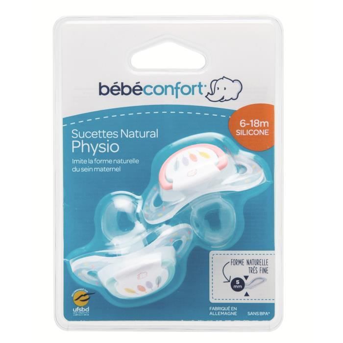 SUAVINEX Sucette Physiologique Garçon Panda + Attache Sucette - 6/18m -  Bleu - Cdiscount Puériculture & Eveil bébé