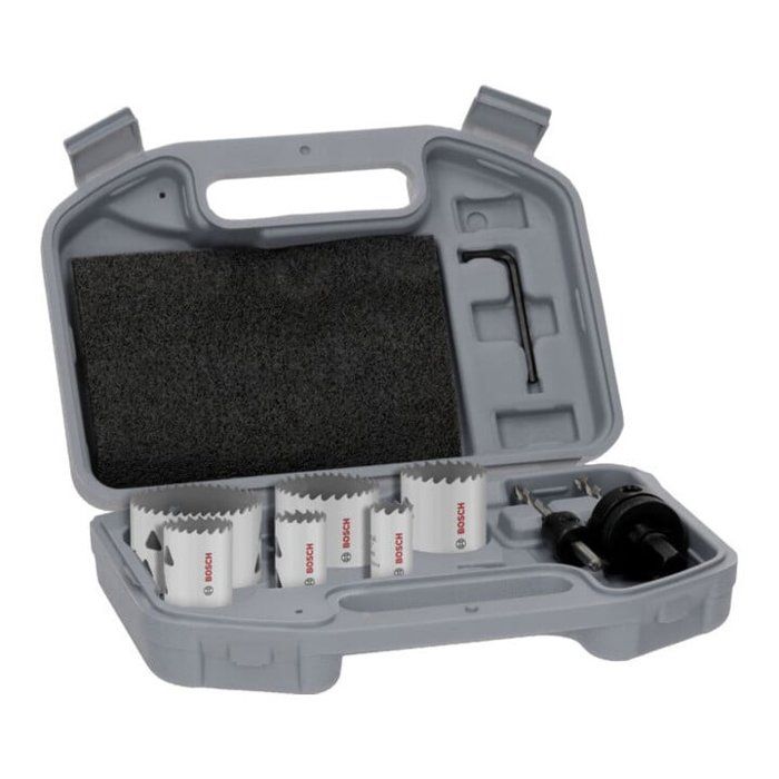 Coffret de scies trépans à filetage BOSCH PROFESSIONAL Material 20 25 35 40 51 68 x 40 mm - vue 1