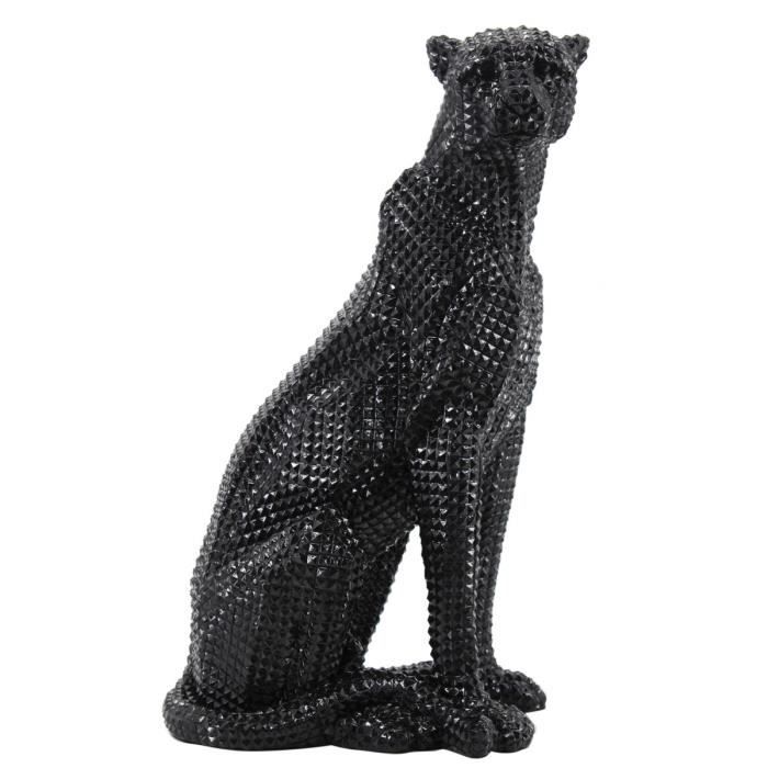 Statue - Statuette - Figure Résine Black Leopard