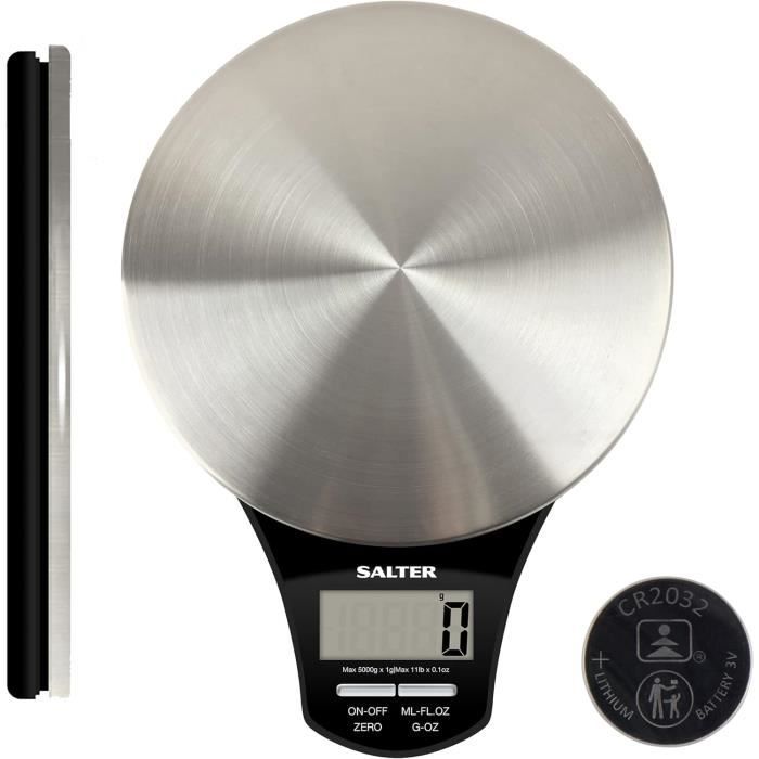Etekcity Balance de Cuisine Electronique de Haute Précision en Acier Inoxydable, Multi-Fonction