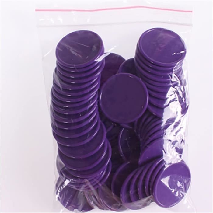 100 Pièces Frites Jetons De Comptoirs En Plastique Jetons De Jeu