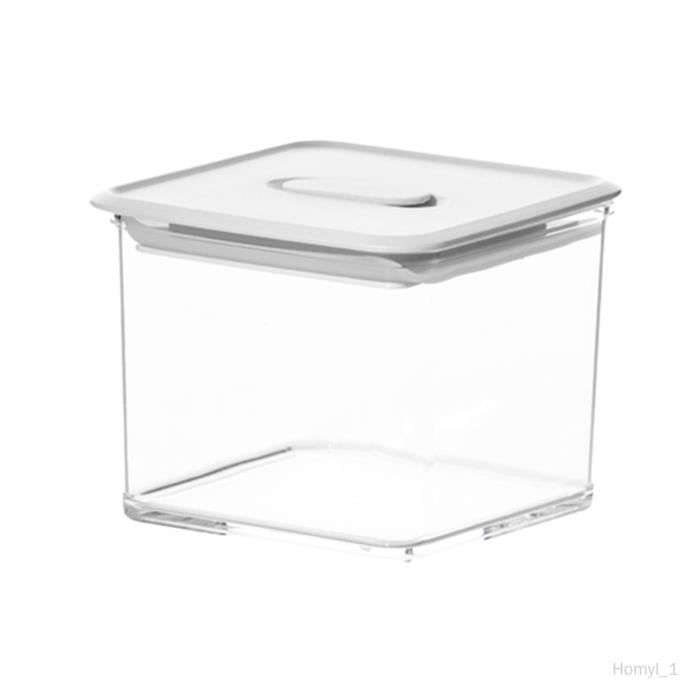 Boîte Rangement Fromage/charcuterie Inox Pour Frigo - Récipients Alimentaires Avec Couvercle Hermétique - Set 4 Tailles Empilables