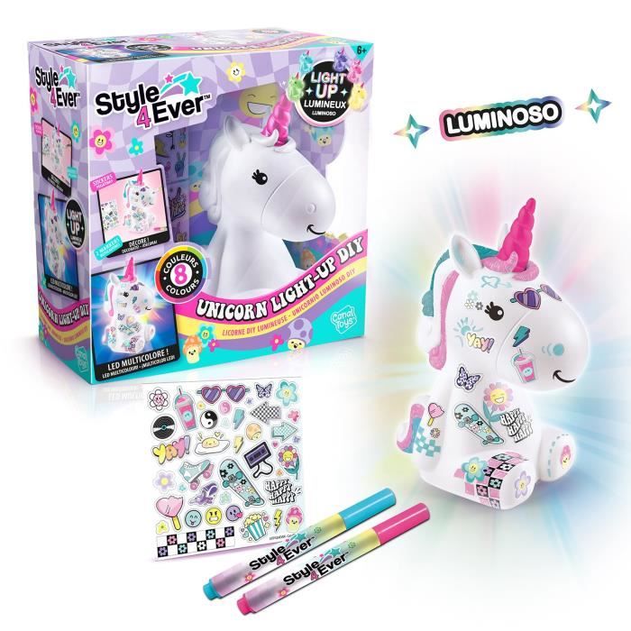 Stylo à licorne lumineuse pour enfants