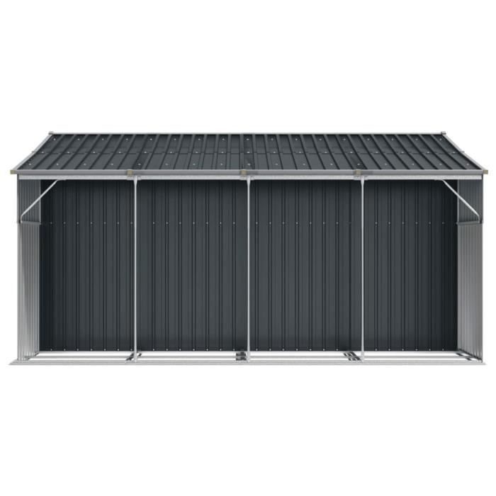 Grill-Pergola Von Habitat Et Jardin – 277 X 149 Cm, Anthrazit, Mit Seitenablagen & Wetterschutz