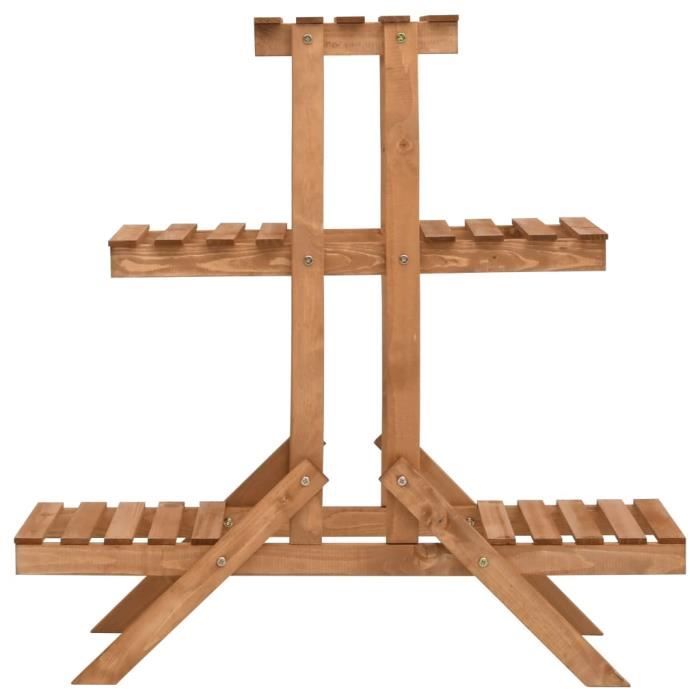 VidaXL Portafiori Con Ruote 83x25x83,5 Cm – Scaffale In Ferro Nero Per Piante, Libreria O Storage
