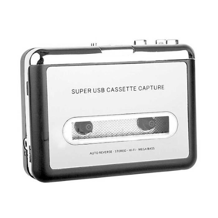Lecteur de cassette - Cassette au convertisseur de CD MP3 via USB