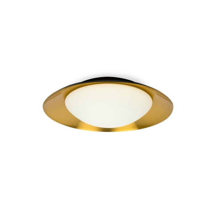 Applique ou Plafonnier LED - FARO - SIDE - Métal Noir/Cuivre - Ø39cm - 15W SMD LED