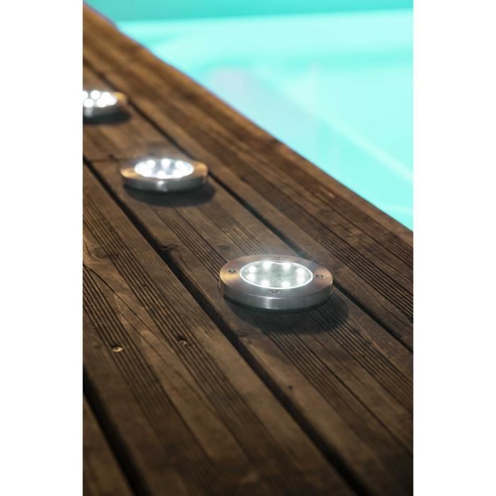Spot encastrable GALIX G4525 Inox 8 LED SMD