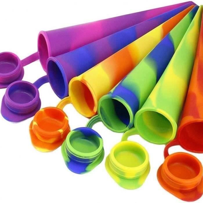 Lot De 6 Moules À Glace En Silicone Pour Glaces À L'Eau - Moule À Glace