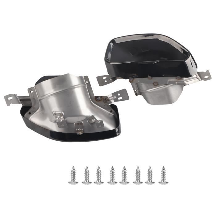 Embouts D'Échappement Noirs Pour Audi Q7 (2007-2011) - 2 Pièces En Acier Inoxydable - Look Sport & Protection