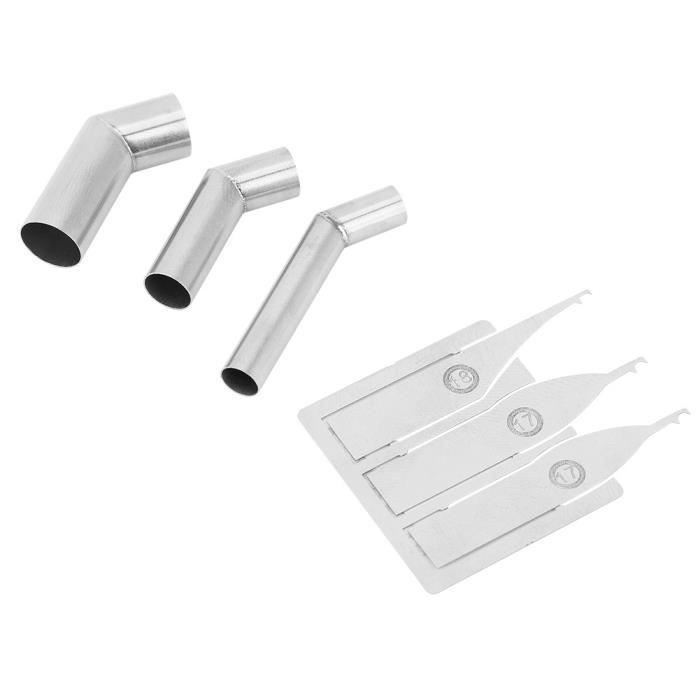 Kit 7 Buses Obliques Pistolet Air Chaud - Alliage Aluminium Pour Station Dessoudage 861