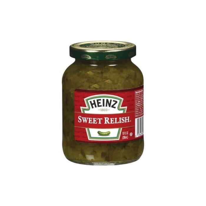 Sauce Relish au Heinz « Heinz sweet cucumber relish sauce