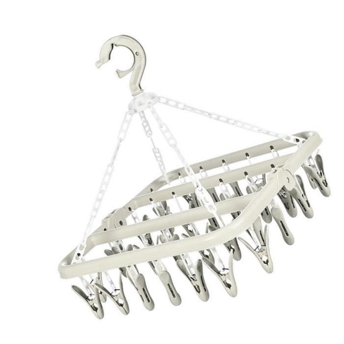 Cintre Ceinture En Bois Rotation 360° - Rangement Cravates 10 Emplacements LMSAWK