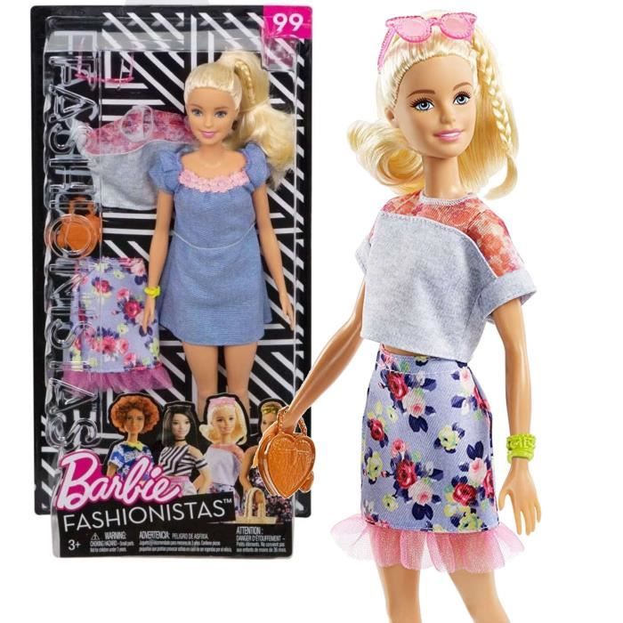 POUPEE BARBIE FASHIONISTAS ROBE ARC EN CIEL HJR96 MATTEL - Boutique