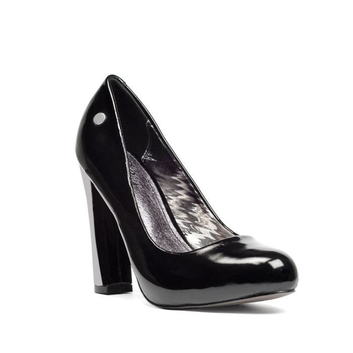 escarpin large talon