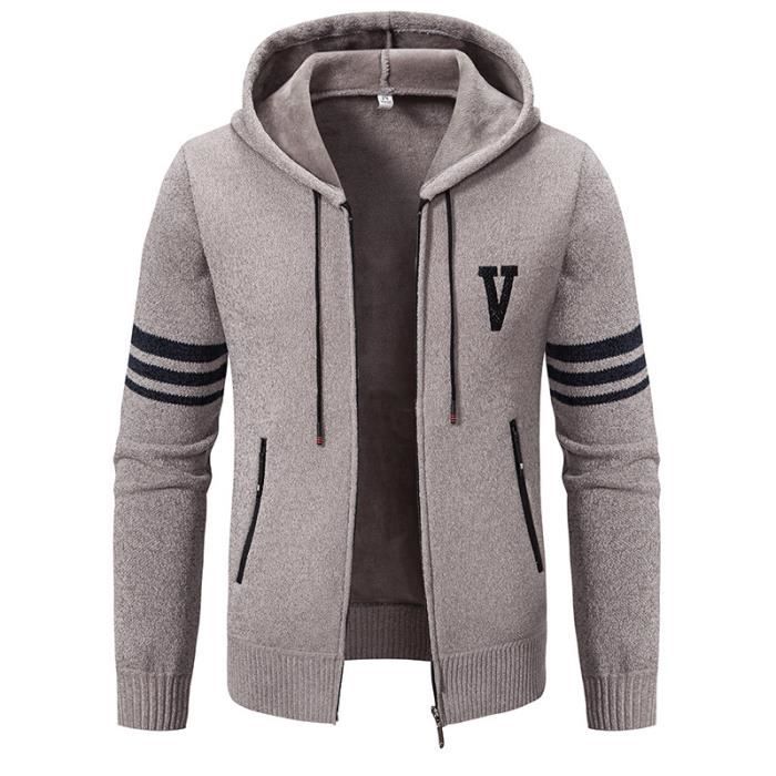 Cardigan capuche homme deals