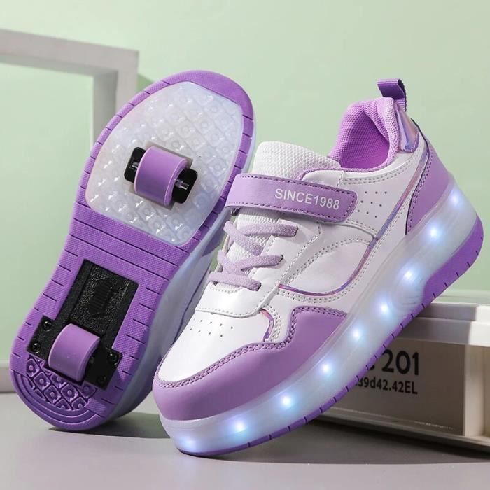 Chaussures à 2 online roulettes
