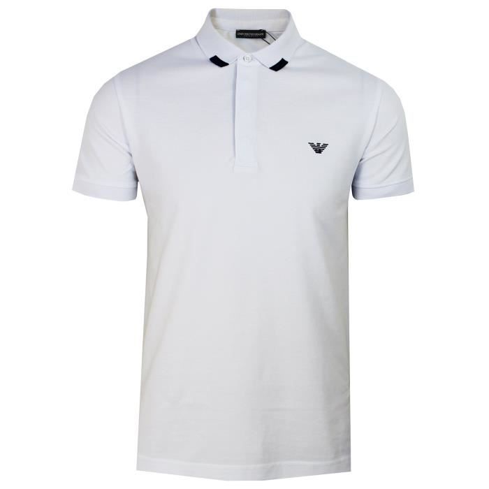 polo armani blanc