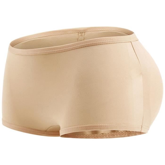 M - Culotte rehausseur de fesses en dentelle pour femmes, Taille haute