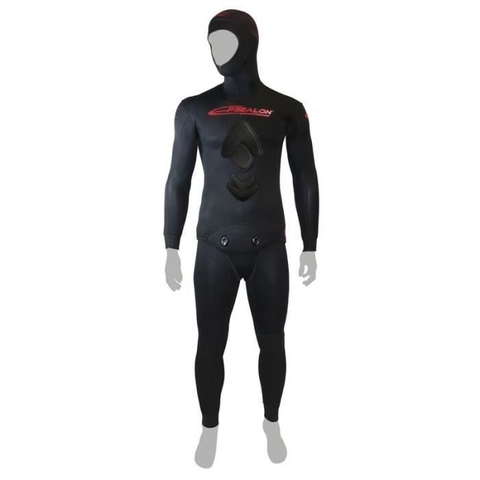 Veste de plongée Epsealon Shadow 7mm - shadow full black - XL Veste de plongée Epsealon Shadow 7mm - shadow full black - XL