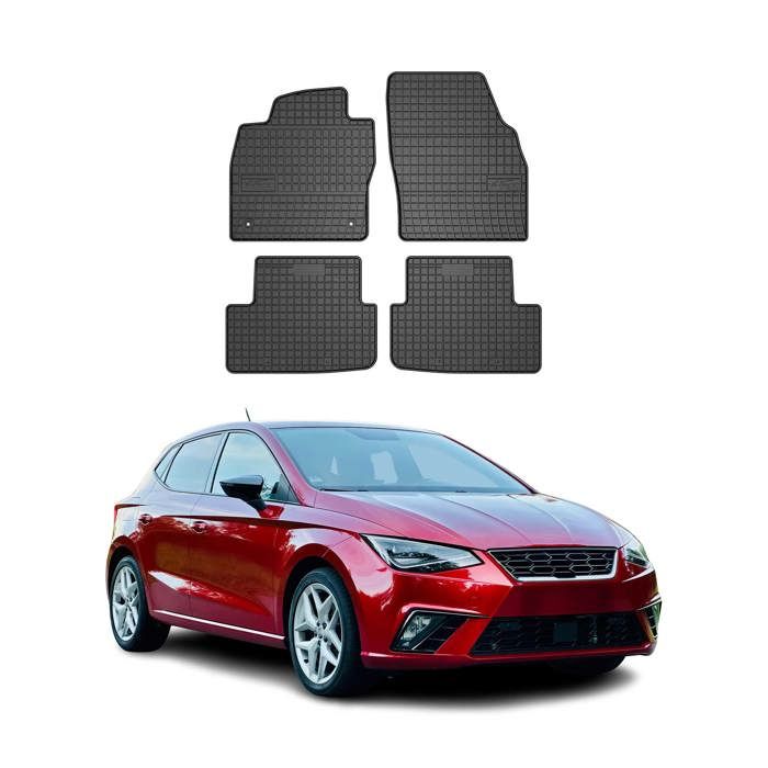 Set 4 Tappetini Gomma 3D Seat Arona dal 2017 Frogum No.77