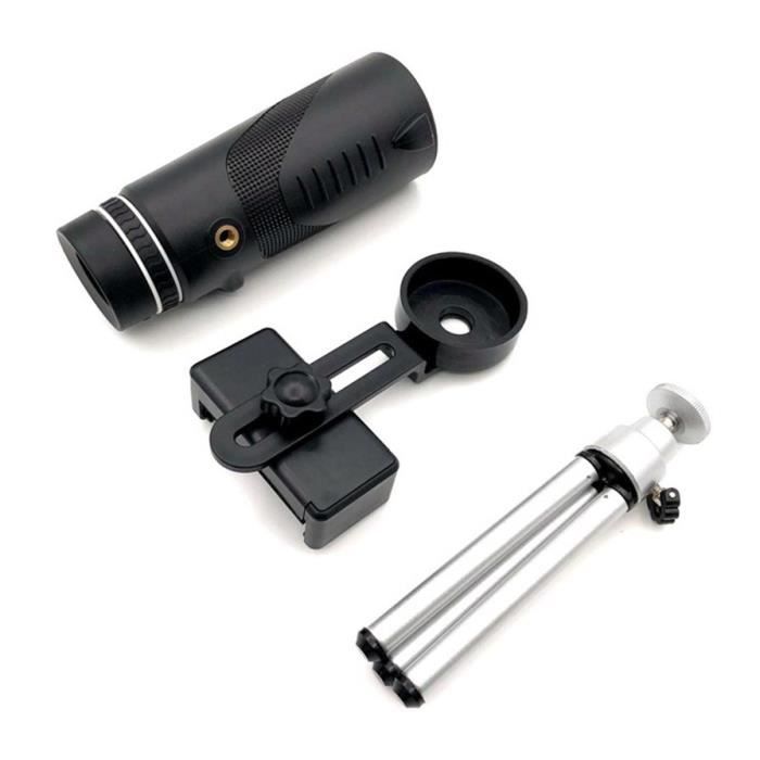 Télescope Monoculaire 10-30x50 étanche - Pour Randonnée, Observation, Avec Adaptateur Smartphone