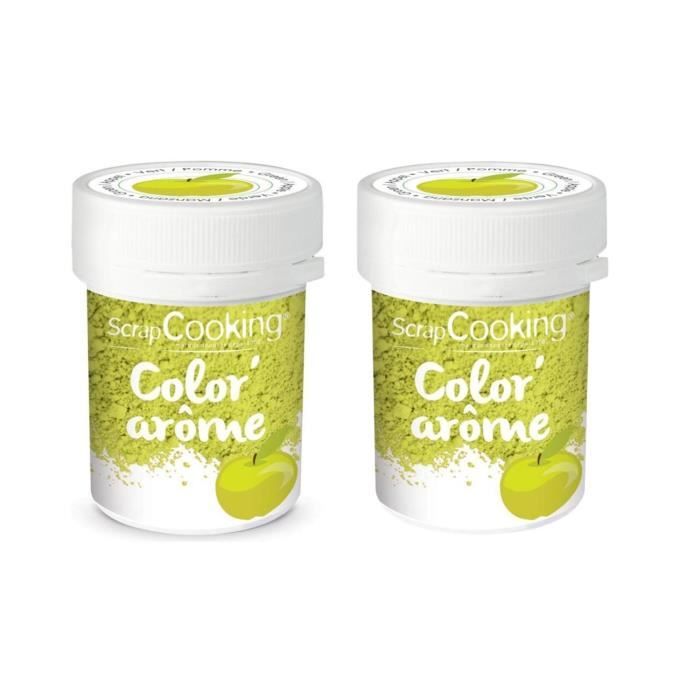 ScrapCooking - Colorant alimentaire en poudre d'origine naturel vert, 10 g