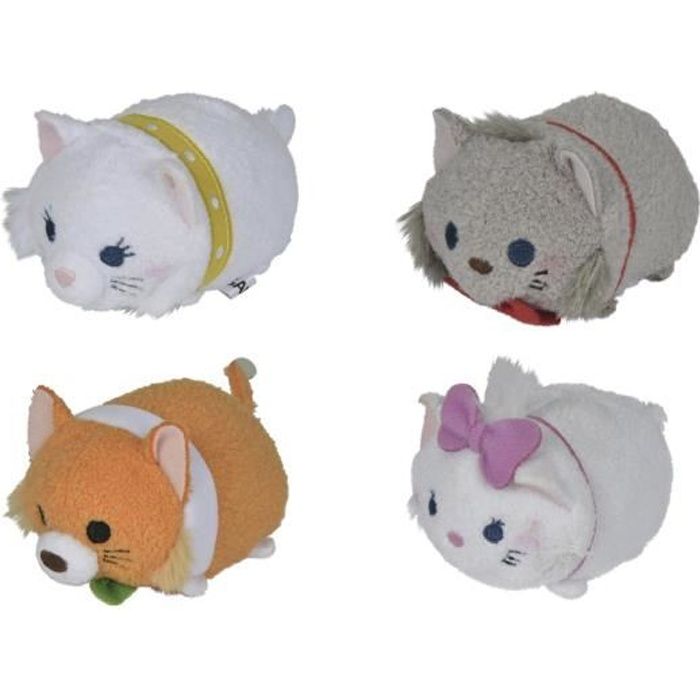 Peluche Tsum Tsum Aristochat - SIMBA - Marie/Berlioz/Duchess/O'Malley - Mixte - Plush