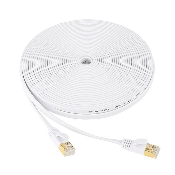 Cat 8 Câble Ethernet Rj45 Réseau Haut Débit 40Gbps 2000Mhz Sftp