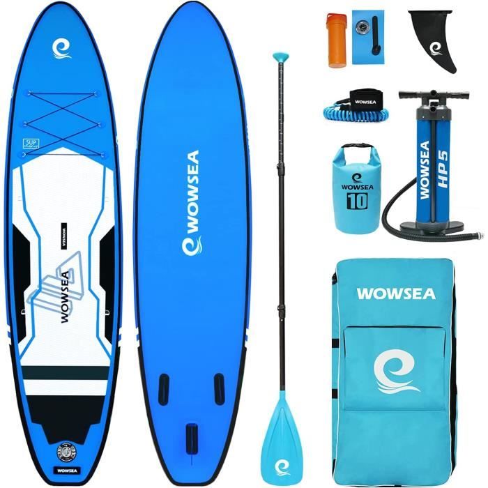 Stand Up Paddle Gonflable FITIFU KOEKOHE – 320x81x15cm – Pagaie Réglable – Sac à Dos – Neuf