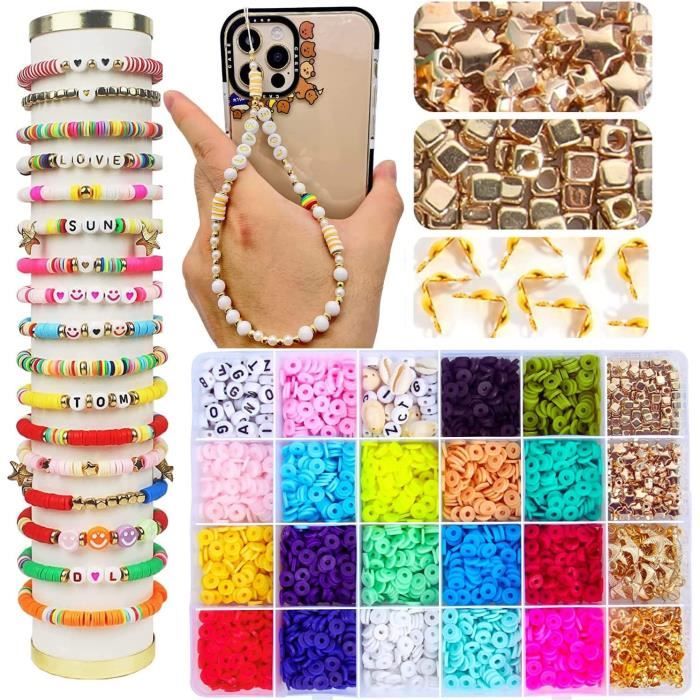 Kit création bijoux perles, kit bracelet perles, kit perle bracelet, kit  creation bracelet perles