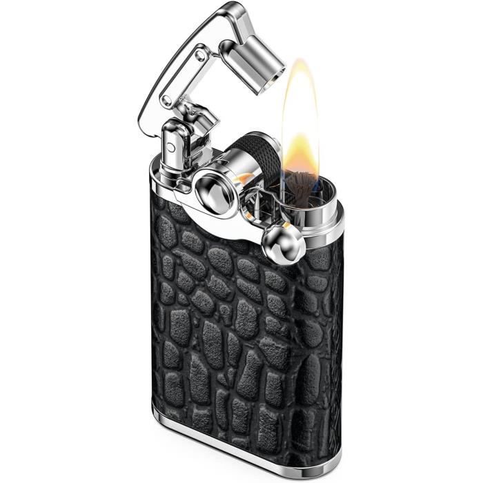 Gravitis Briquet Vintage à Essence Design Unique, Rétro et Classique