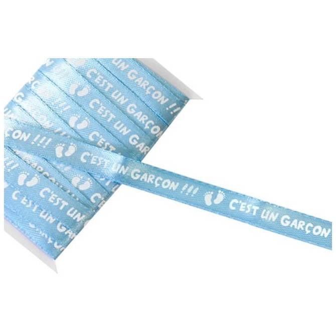 Ruban Satin, Bleu Ciel (S-322) - Les Rubans/Satin - La Mercerie Du Berry